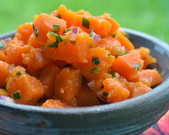 Salada de Abóbora-Moranga (vegana)