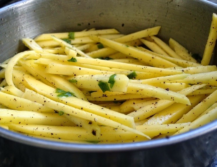 Salada de Manga Verde (vegana)