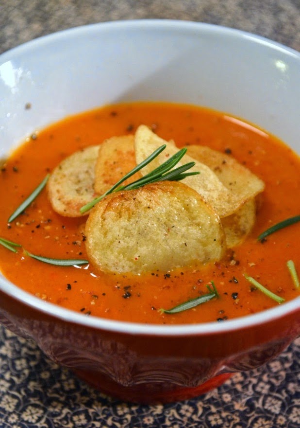 Sopa de Pimentão e Tomate (vegana)