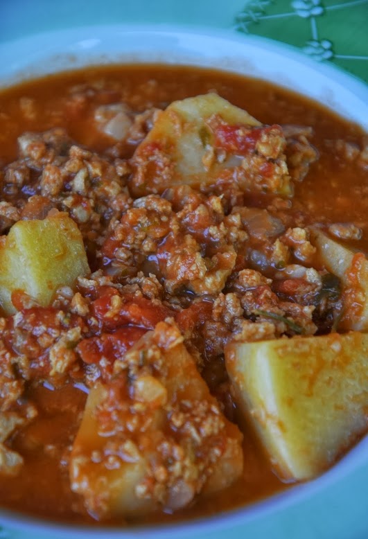 Carne Vegetal Moída com Batata (vegana)