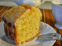 Bolo de Laranja com Flocos de Cenoura (vegana)