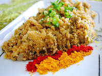Jiló Refogado com Quinoa em Grãos (vegana)