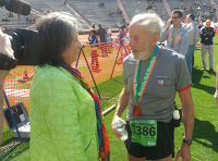 Aos 91 anos, o vegano Mike Fremont obtém novo recorde em meia maratona