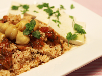 Couscous com Grão-de-Bico e Tomate (vegana)