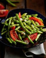 Salada de Vagem com Tomate (vegana)