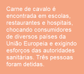 Escândalo da carne de cavalo chega a escolas, hospitais e restaurantes