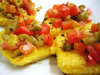 Bruschetta de Polenta (vegana)