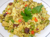 Risoto de Legumes com Açafrão (vegana)