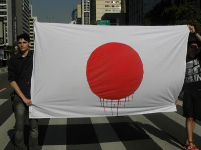 Protesto no Consulado do Japão pede o fim da matança de golfinhos em Taiji