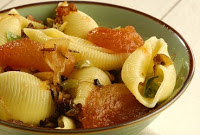 Conchiglione com Cebola e Tomate (vegana)