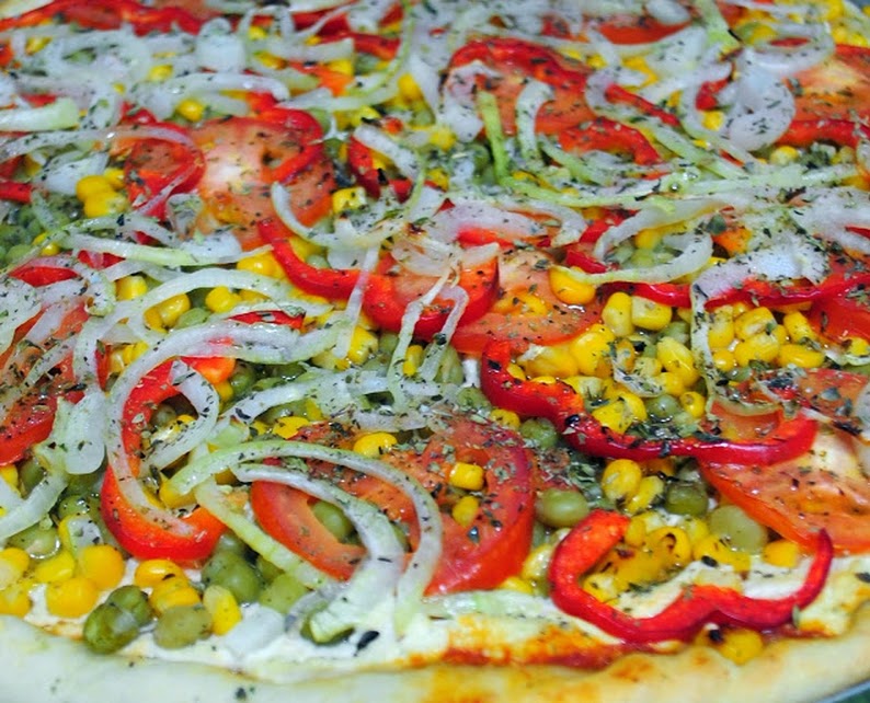 Pizza Portuguesa (vegana)