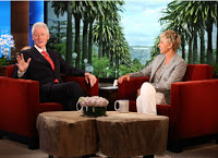 Bill Clinton elogia a alimentação à base de vegetais no show de Ellen DeGeneres