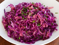 Repolho Roxo com Gengibre (vegana)