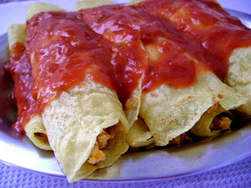 Panqueca de Cenoura com Tofu (vegana)