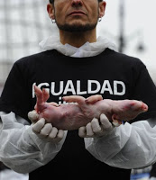 Protesto na Espanha marca Dia Internacional dos Direitos dos Animais