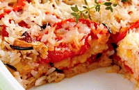 Arroz à Parmegiana