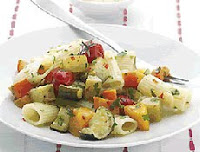 Rigatoni com Legumes Grelhados