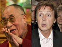 Paul McCartney pede que Dalai Lama pare de comer carne