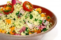 Salada de Cuscuz Marroquino com Legumes (vegana)